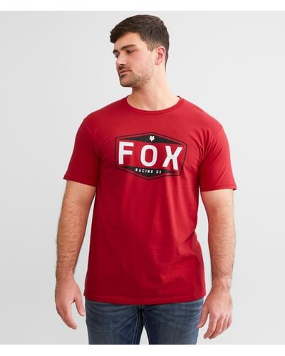 Fox Emblem T-shirt - Red