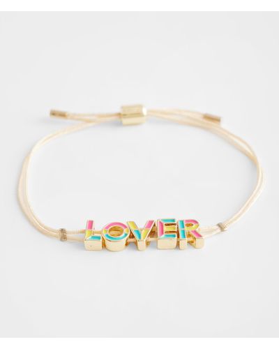 BKE Lover Slider Bracelet - White