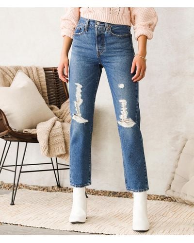Levi's Wedgie Straight Jean - Blue