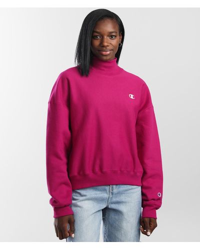 Champion Reverse Weave Pullover Sweatshirt - Pink