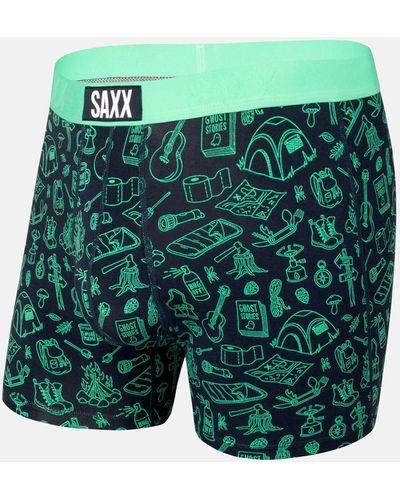 Saxx Underwear Co. Ultra Stretch Boxer Briefs - Green