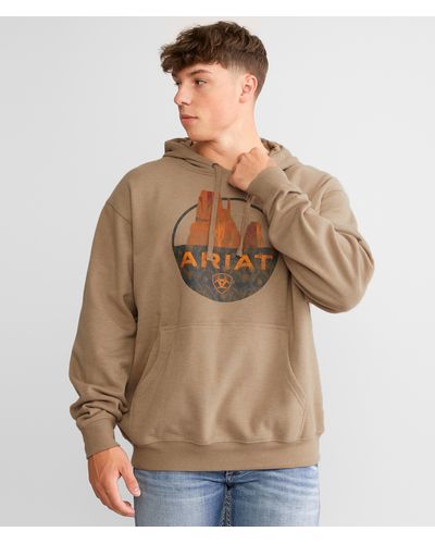 Ariat Peak Desert Hooded Sweatshirt - Brown