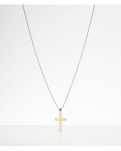 BKE The Lord's Prayer 23" Necklace - White