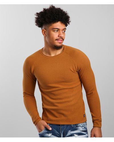 Jack & Jones Hill Thermal Sweater - Orange