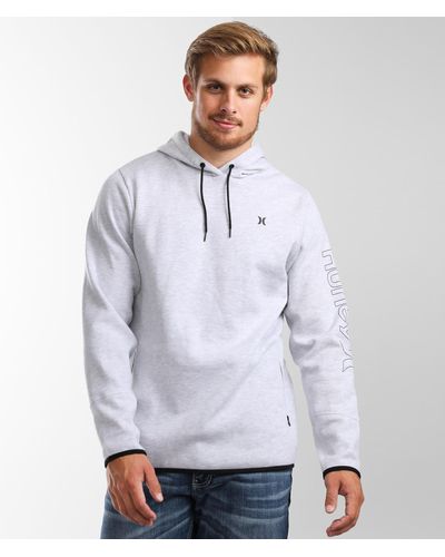 Hurley Over Hooded Sweatshirt - Gray