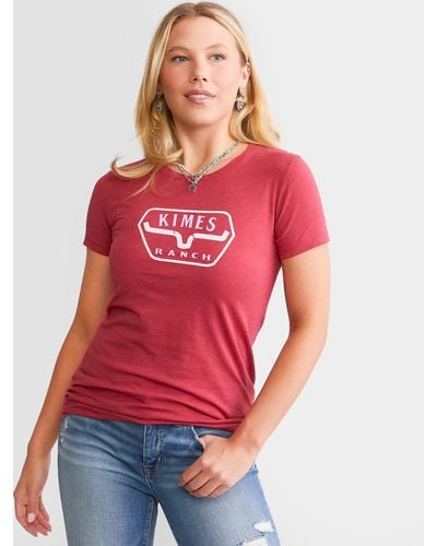 Kimes Ranch Distance T-shirt - Red