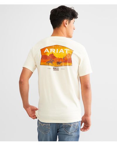 Ariat Greetings From The American West T-shirt - White