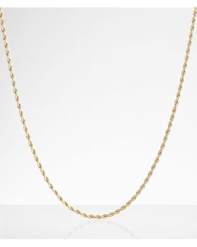 BKE Rope Chain 21" Necklace - Natural