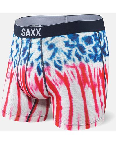 Saxx Underwear Co. Volt Stretch Boxer Briefs - Red