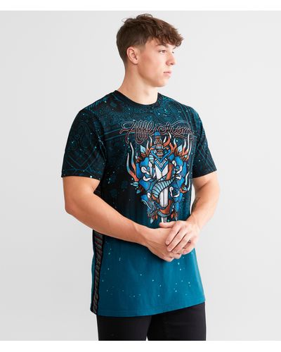 Affliction Poison Revenge T-shirt - Blue