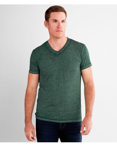 Buckle Black Burnout T-shirt - Green