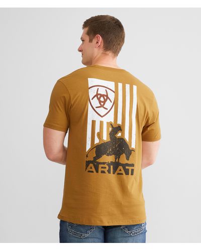Ariat American Bull Rider T-shirt - Metallic
