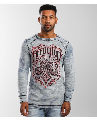Affliction Winter Reversible Thermal - Gray
