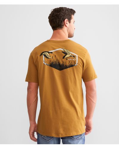 Ariat Waterfowl Hex T-shirt - Orange