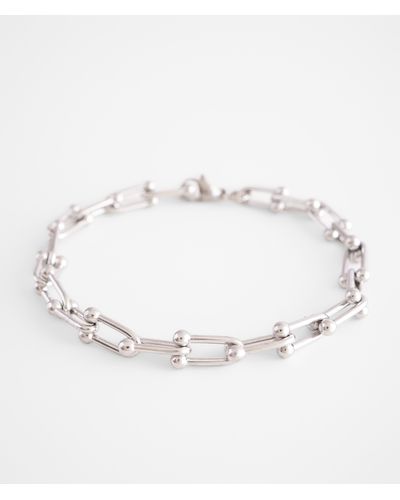 BKE Chain Bracelet - White