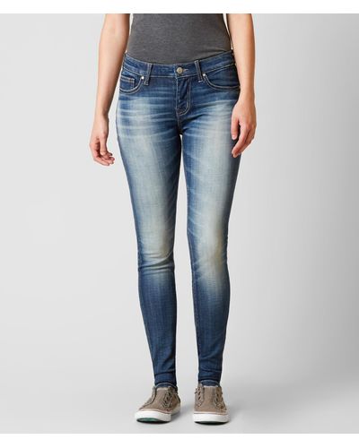 BKE Stella Mid-rise Skinny Stretch Jean - Blue