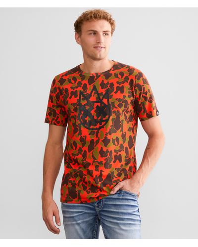 Cult Of Individuality Camo T-shirt - Red