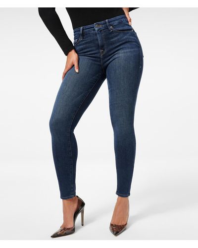 GOOD AMERICAN Good Legs High Rise Skinny Stretch Jean - Blue