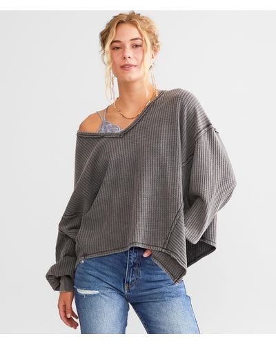 Free People Coraline Thermal - Gray