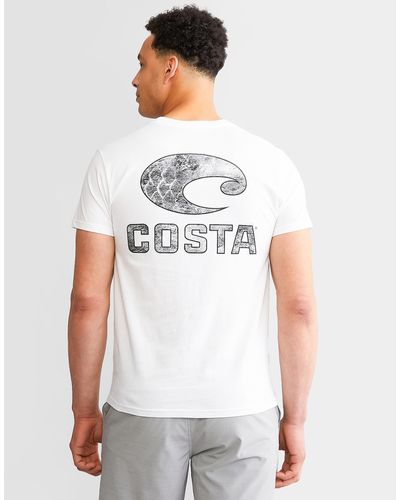 Costa Mossy Oak Coastal T-shirt - White