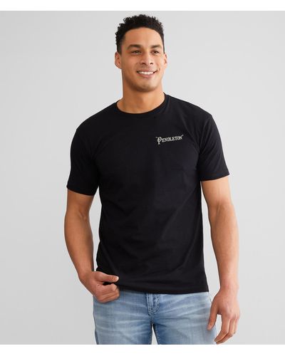 Pendleton Painted Logo T-shirt - Black
