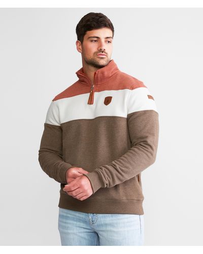 Wanakome Bedford Color Block Pullover - Brown