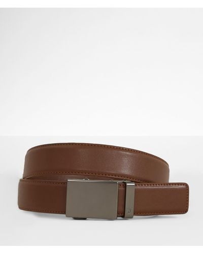Mission Belt Gunmetal Leather Belt - Brown