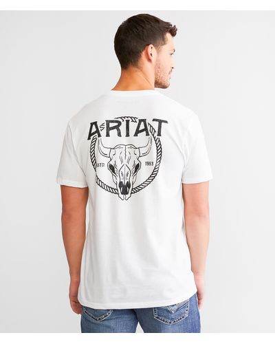 Ariat Rope Skull T-shirt - White