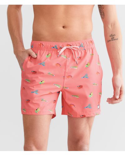 Saxx Underwear Co. Oh Bouy 2in1 Stretch Swim Trunks - Pink