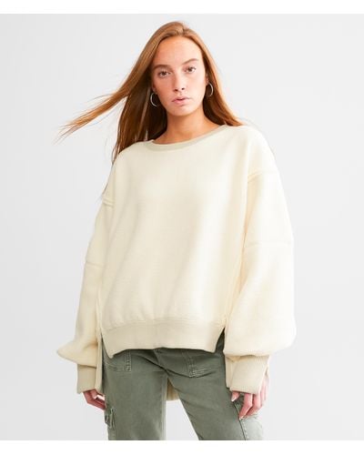 Free People Cozy Camden Pullover - Natural