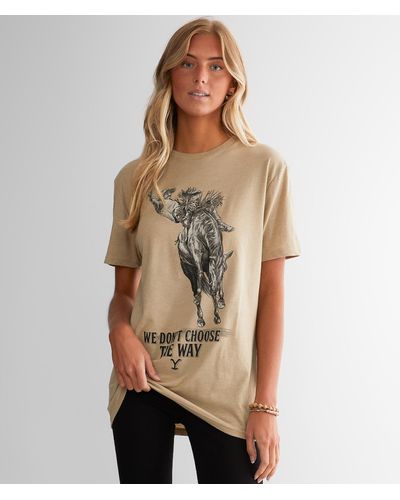 Wrangler Yellowstone Cowboy T-shirt - Natural