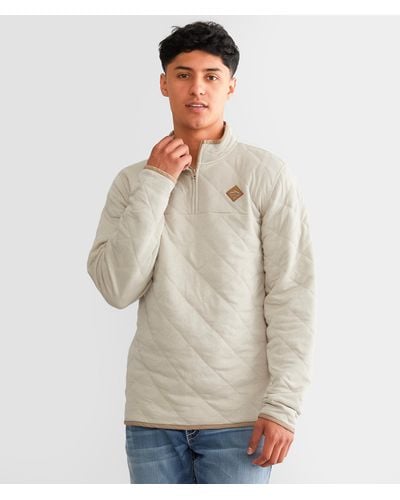 Hurley Root Down Quilted Pullover - Natural