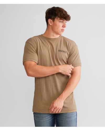 Departwest Post T-shirt - Brown