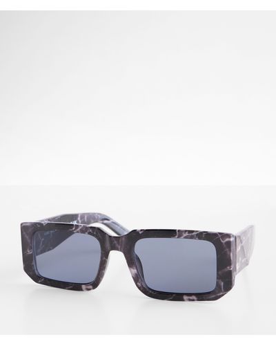 BKE Square Marbled Sunglasses - Black