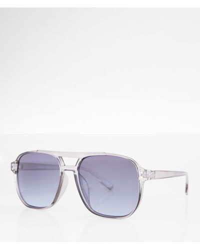 BKE Clear Sunglasses - Purple