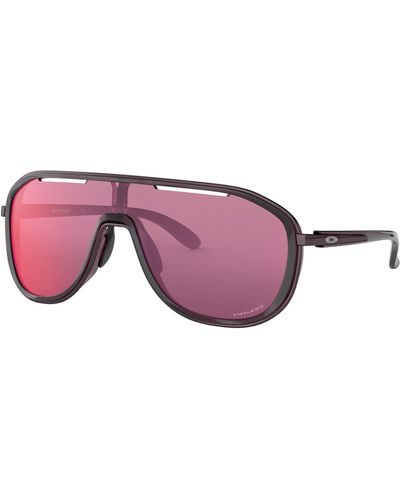 Oakley Outpace Aviator Prizm Sunglasses - Purple
