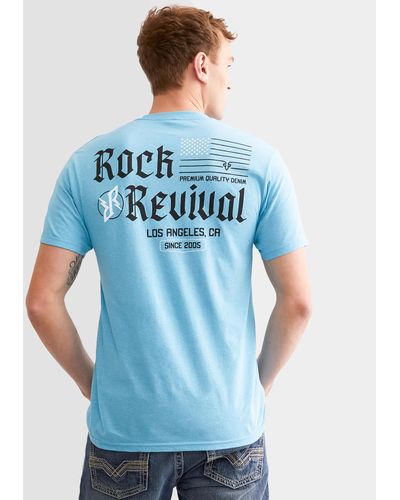 Rock Revival Barnett T-shirt - Blue
