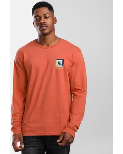 Brixton Beta Split T-shirt - Orange