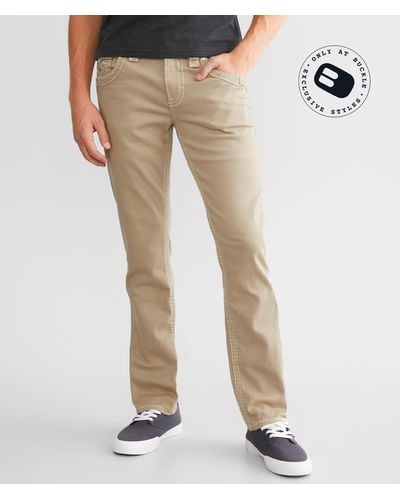Rock Revival Daxton Slim Straight Stretch Pant - Natural
