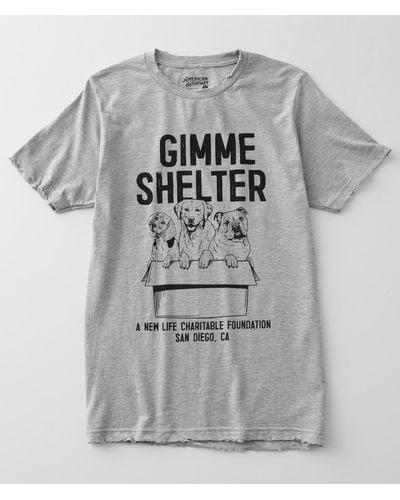 American Highway Gimme Shelter T-shirt - Gray