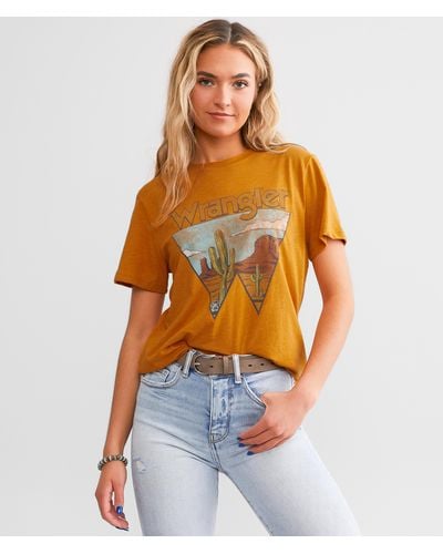Wrangler Retro Desert T-shirt - Orange