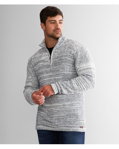 Outpost Makers Quarter Zip Sweater - Gray