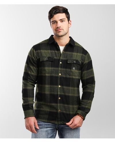 Roark Nordsman Flannel Shirt - Green
