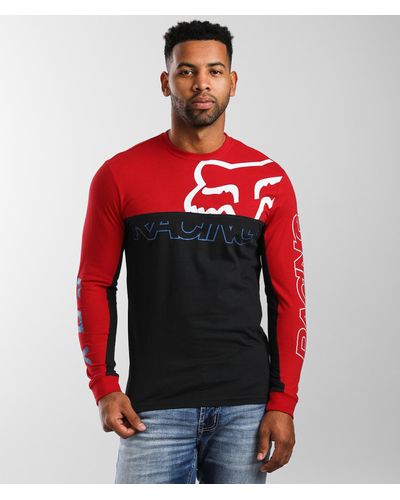 Fox Racing Skew Crew T-shirt - Red
