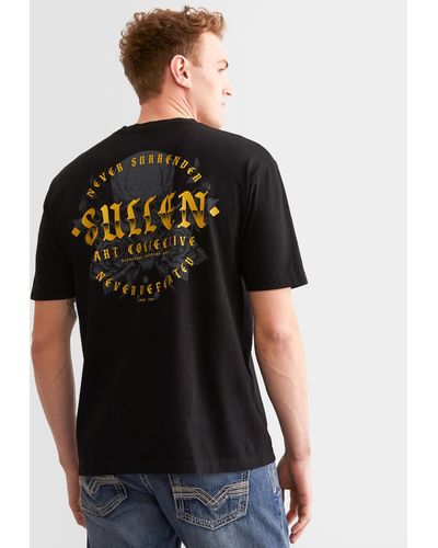 Sullen Never Defeated T-shirt - Black