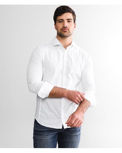 J.B. Holt Stripe Tailored Shirt - White