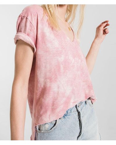 Z Supply The Cloud Tie-dye T-shirt - Pink
