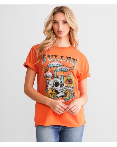 Sullen Organics T-shirt - Orange