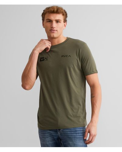 RVCA Single Double Sport T-shirt - Green