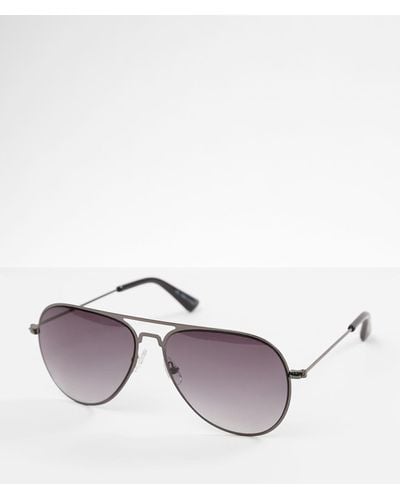 BKE Refined Aviator Sunglasses - Metallic